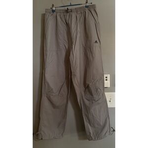 Adidas Pants Track Vintage Pull On Athletic Athleisure Drawstring Leg Medium